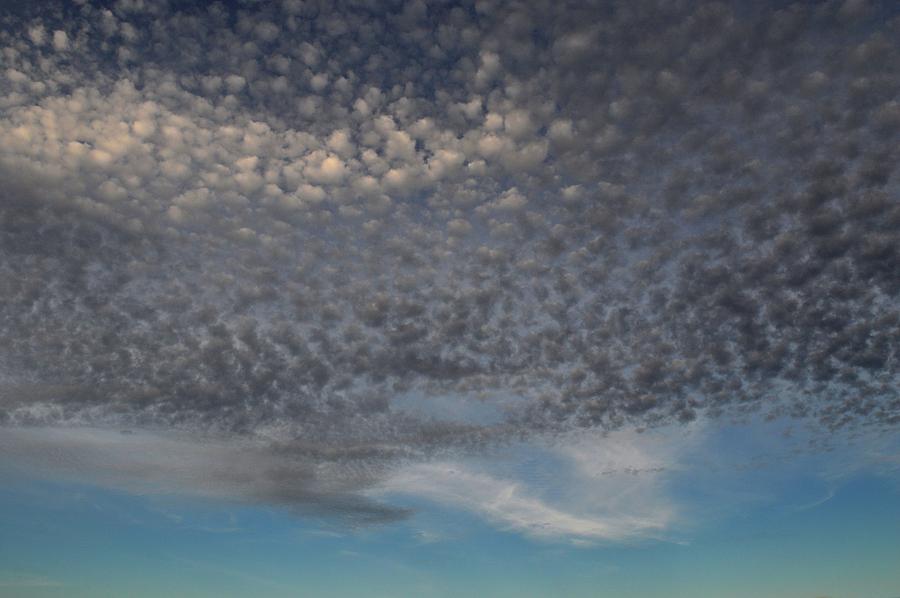 Altostratus Clouds In The Sky  Photograph by Lyle Crump