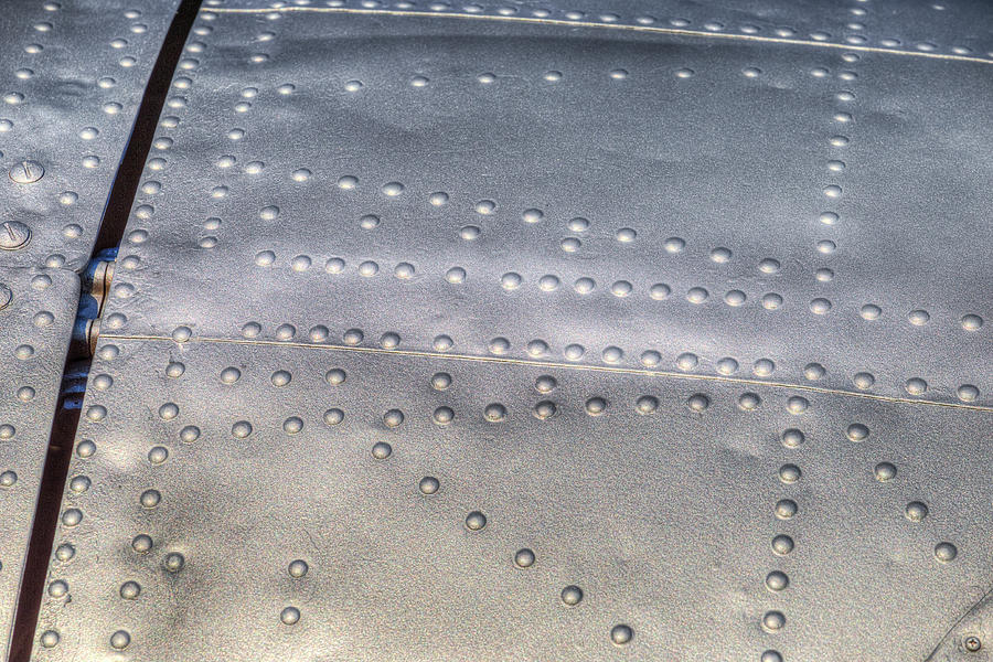 Aluminium Aircraft Skin Photograph by David Pyatt