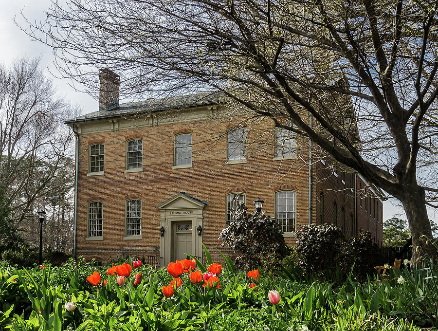 Alumni House in Spring Photograph by Jerry Gammon