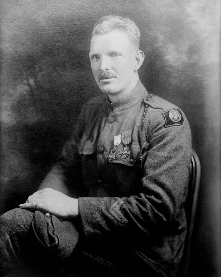 Alvin York - World War I Portrait Photograph by War Is Hell Store