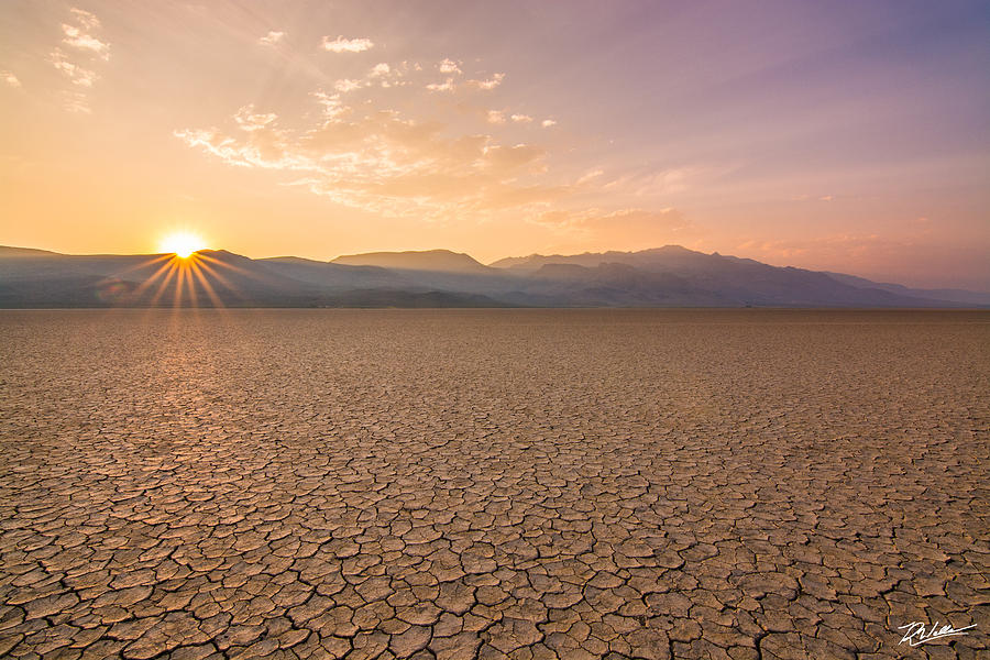 Alvord Desert Sunset Photograph by Russell Wells