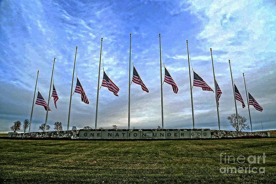 Flag Photograph - Always Remember by Luther Fine Art