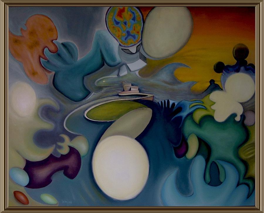 3d Painting - Alzheimer by Charles De SanJuan 3d Painting - Alzheimer by Charles De SanJuan