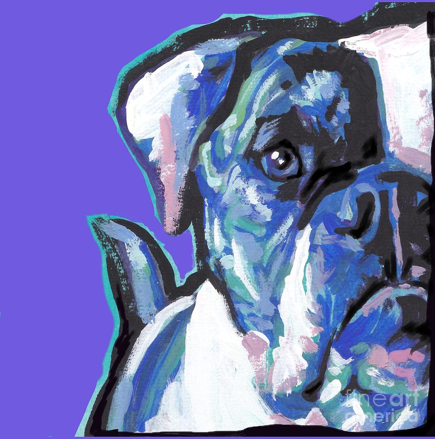 Am an American  Sweet Bully Painting by Lea