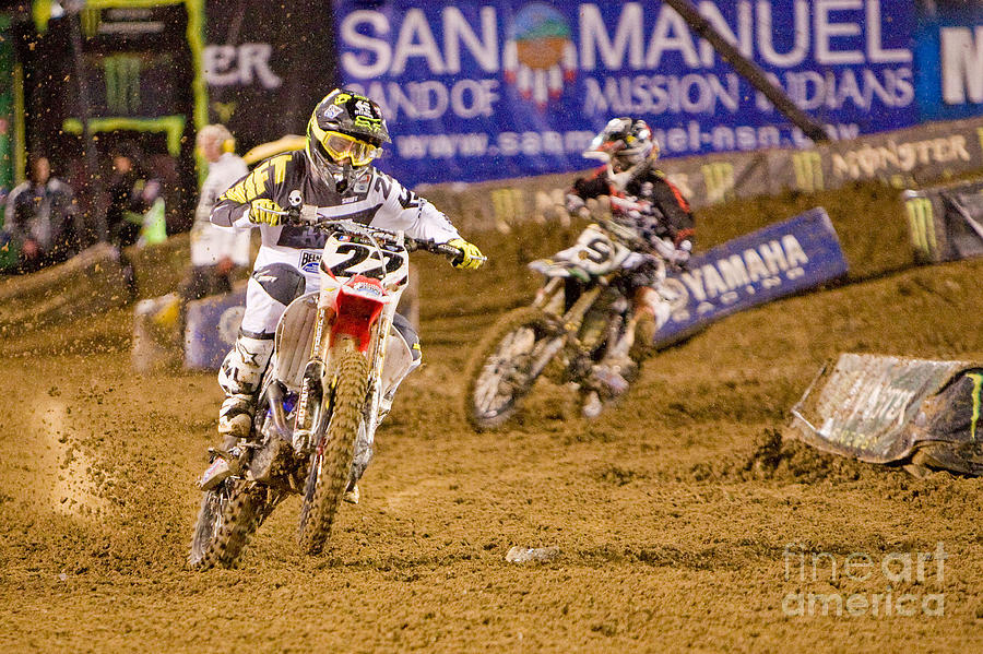 AMA Supercross in San Diego Photograph by Daniel  Knighton