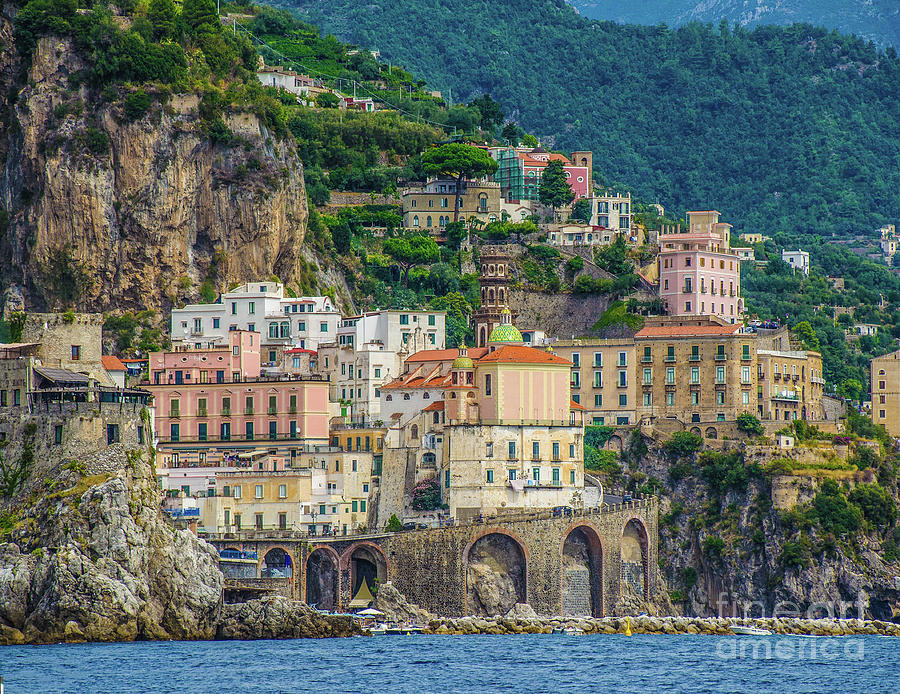 Amalfi-Amalfi Coast Photograph by Maria Rabinky