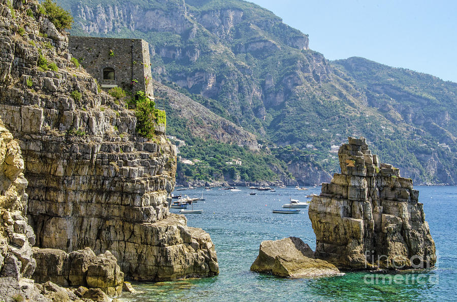 Amalfi fortress Photograph by Maria Rabinky