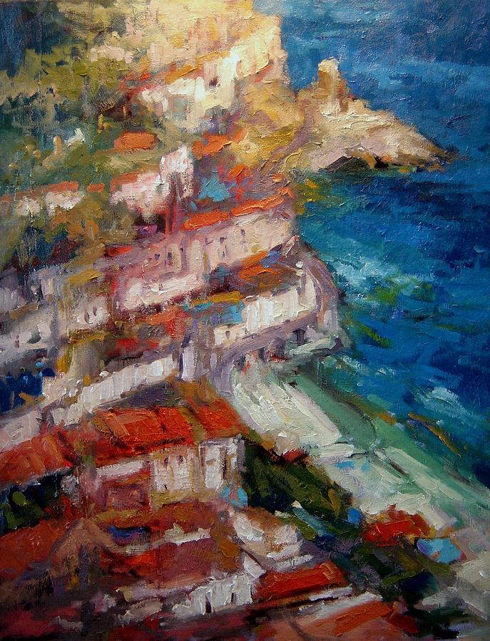 Amalfi Painting by R W Goetting