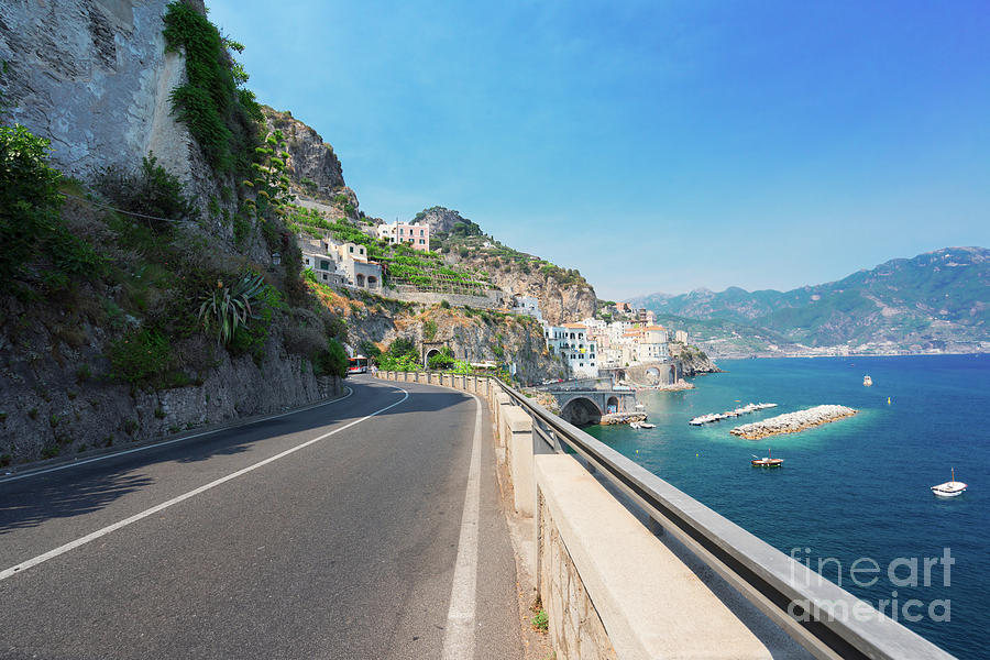 Amalfi Road, Italy Photograph by Anastasy Yarmolovich