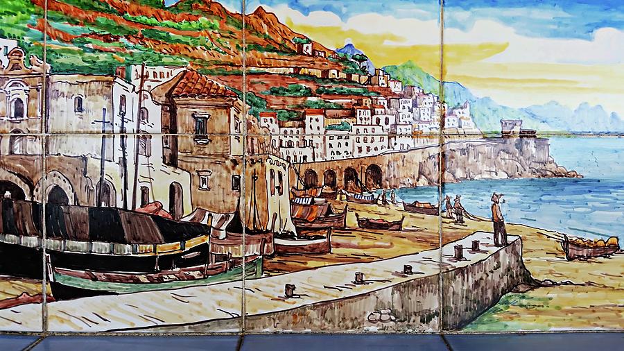 Amalfi Street Art Digital Art by Joseph Hendrix