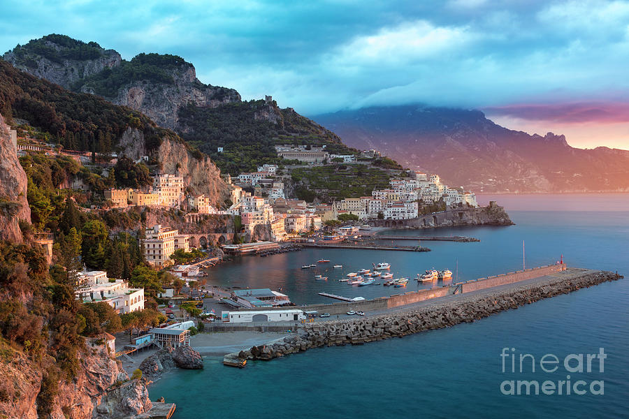 Amalfi Sunrise Photograph by Brian Jannsen