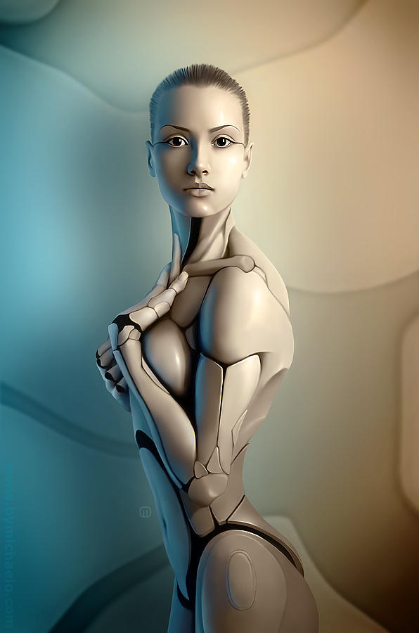 Robot Digital Art - AmalgaMATE by MichaelO Robot Digital Art - AmalgaMATE by MichaelO