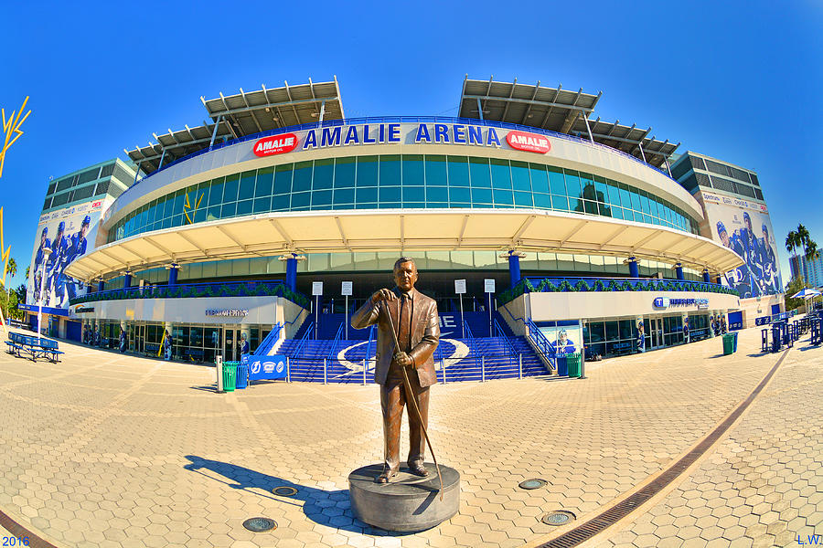 Amalie Arena Photograph by Lisa Wooten