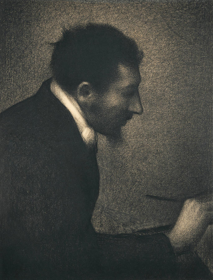 Aman-Jean Drawing by Georges-Pierre Seurat