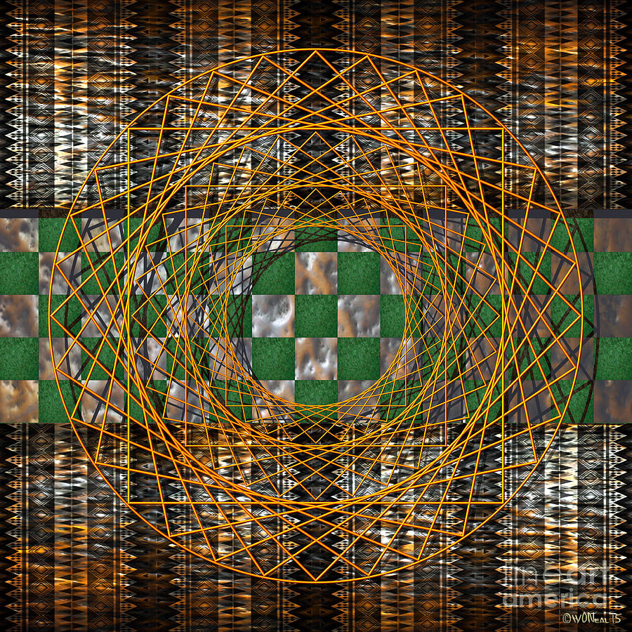 Checkers Digital Art - Amandla 2 by Walter Neal
