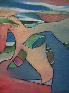 Flowers Painting - Amaranth II by Scott Spencer Flowers Painting - Amaranth II by Scott Spencer