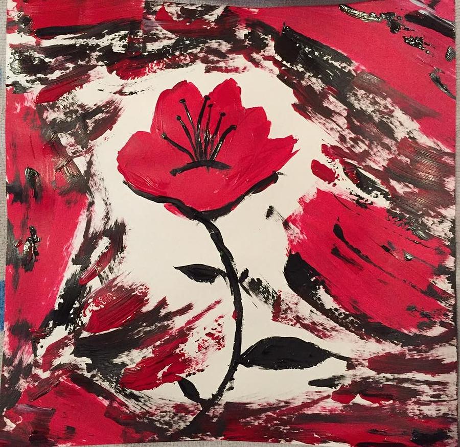 Flower Painting - Amaryllis by Alison Gray