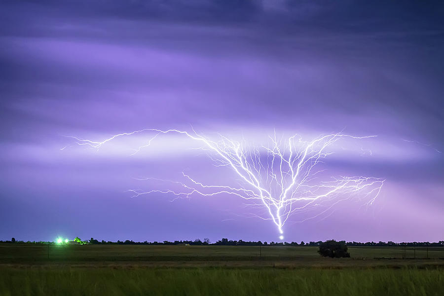 Amazing Anvil Lightning Creepy Crawlers Photograph