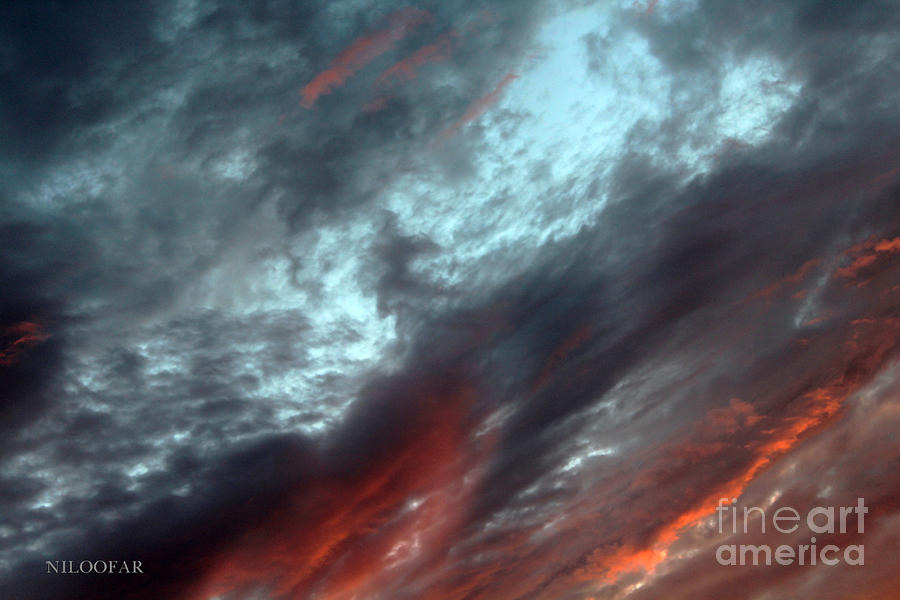 Nature Photograph - Amazing Clouds by Niloofar Ojani