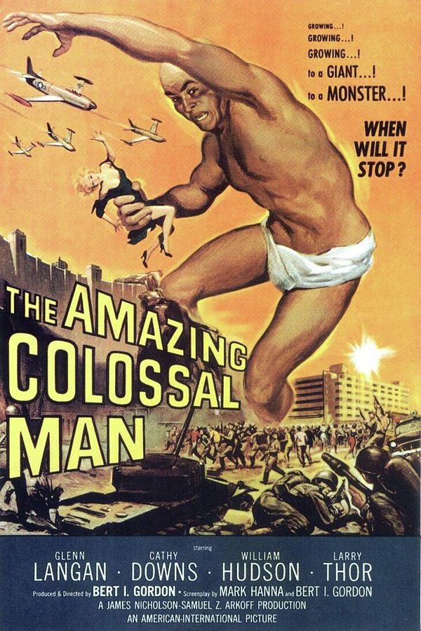 The Amazing Colossal Man B Movie poster Retro 50s T shirt