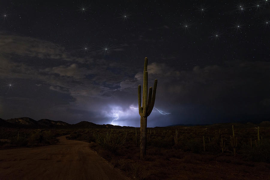 Amazing Desert Night  Photograph by Saija Lehtonen
