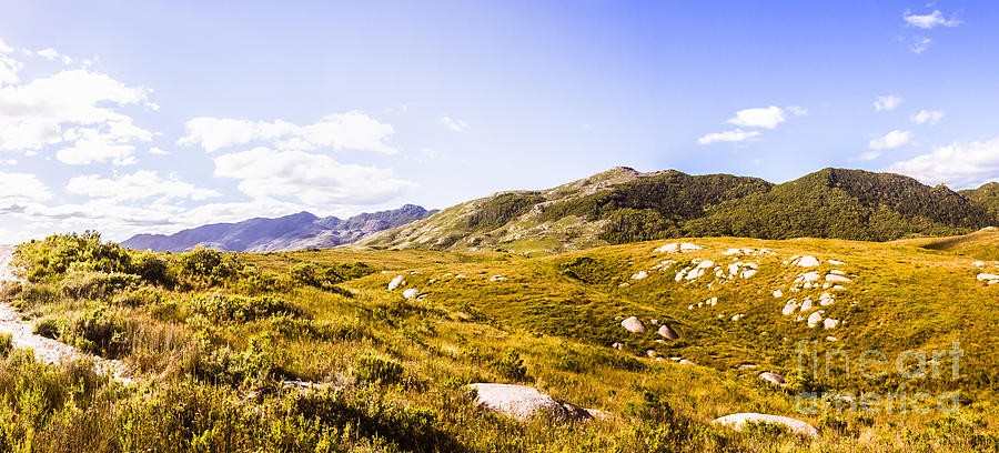Amazing Mountain Panorama Landscape Photograph