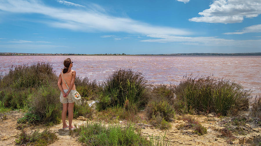 Torrevieja Photograph - Amazing Pink Lake by Mike Walker