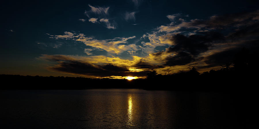 Amazing Sunset on Nicks Lake Photograph by David Patterson