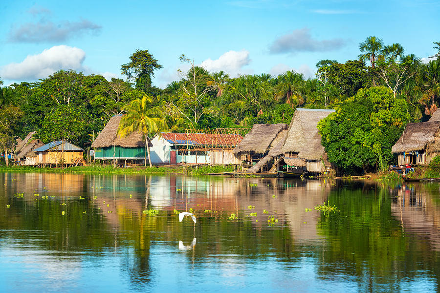 Amazon Jungle Village Photograph by Jess Kraft