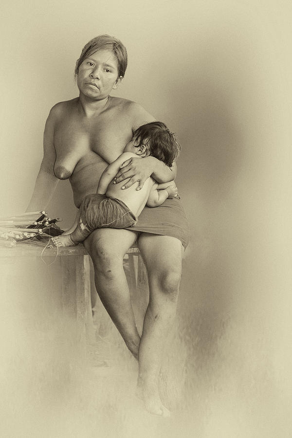 Amazon Mother and Child Photograph by Maria Coulson