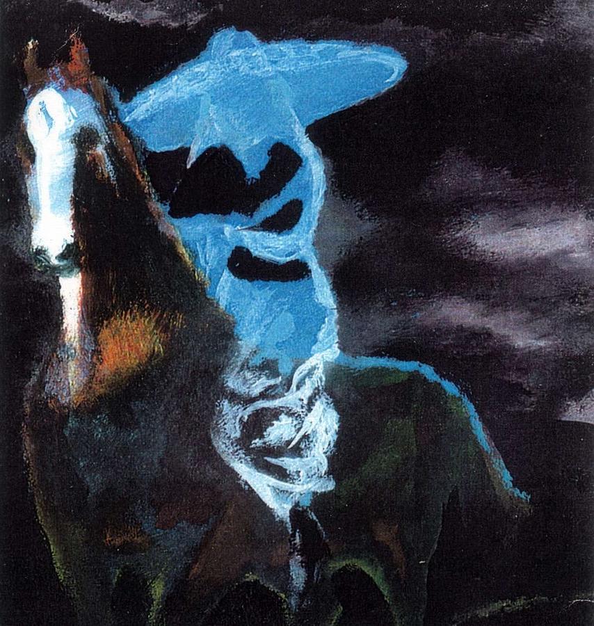 Amazzone notturna Painting by Enrico Garff Amazzone notturna Painting by Enrico Garff
