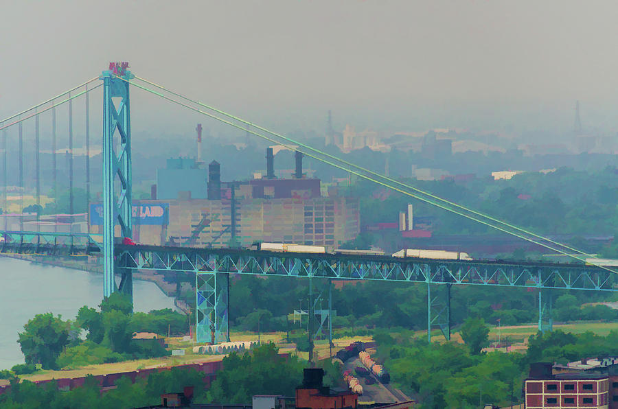 Ambassador Bridge by Winnie Chrzanowski Ambassador Bridge by Winnie Chrzanowski