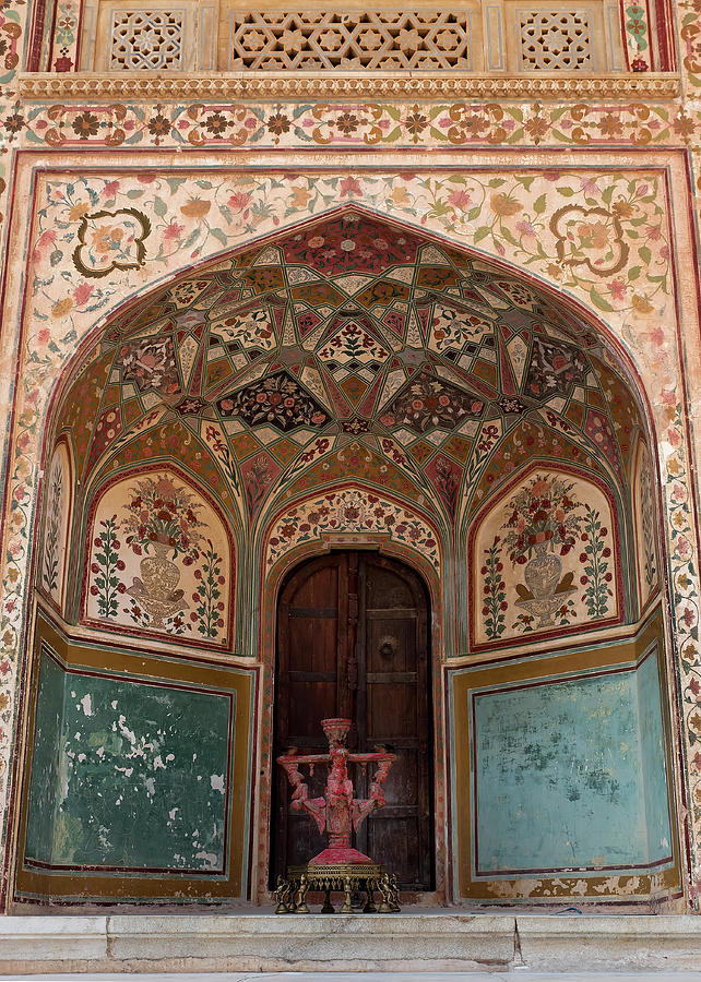 Amber Fort Door Jaipur Photograph by Doug Matthews