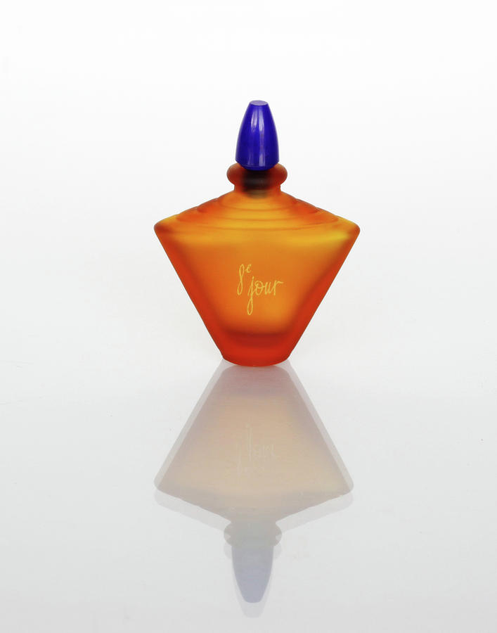 Amber Perfume Bottle Photograph by David and Carol Kelly