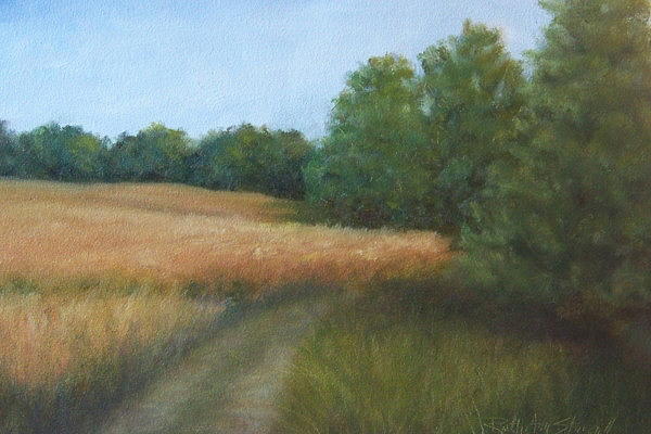 Landscape Painting - Amber Waves of Grain by Ruth Ann Sturgill Landscape Painting - Amber Waves of Grain by Ruth Ann Sturgill