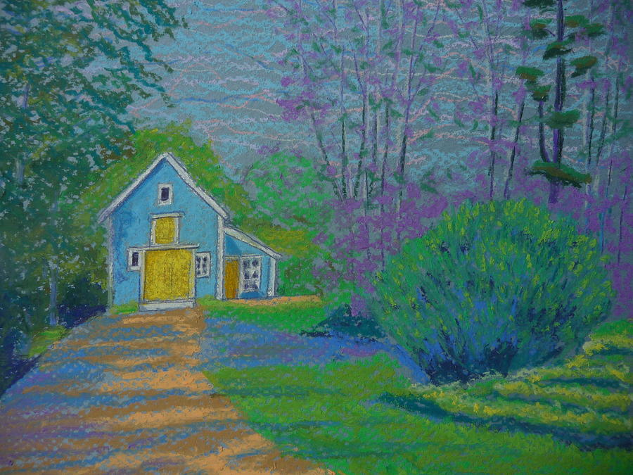 AmberRose Barn Pastel by Rae  Smith PSC
