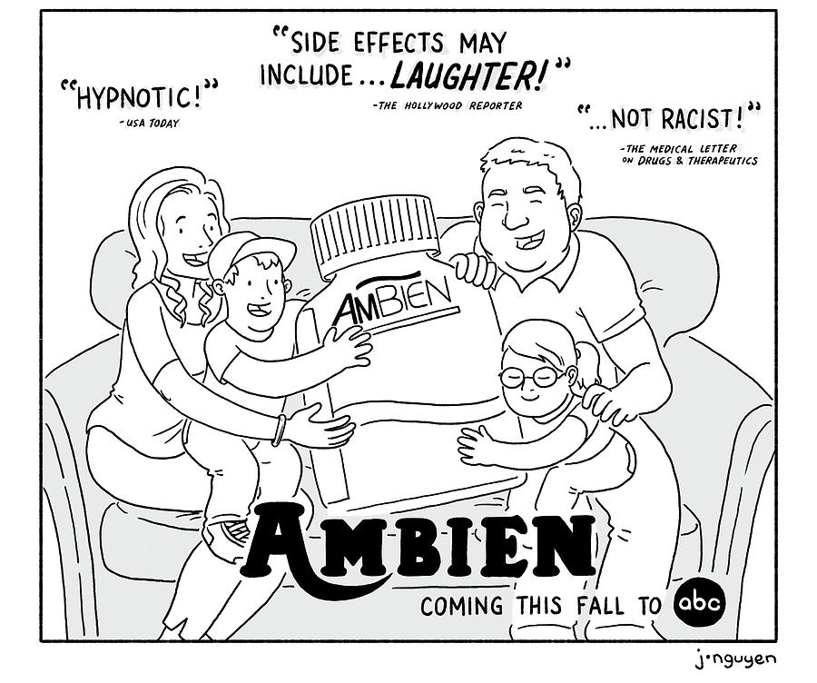 Ambien Coming This Fall To Abc Drawing by Jeremy Nguyen Ambien Coming This Fall To Abc Drawing by Jeremy Nguyen