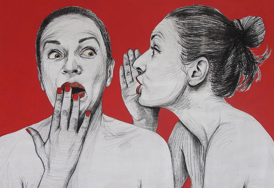 Dualism Painting - Ambiface 2 by Jovana Kolic Dualism Painting - Ambiface 2 by Jovana Kolic