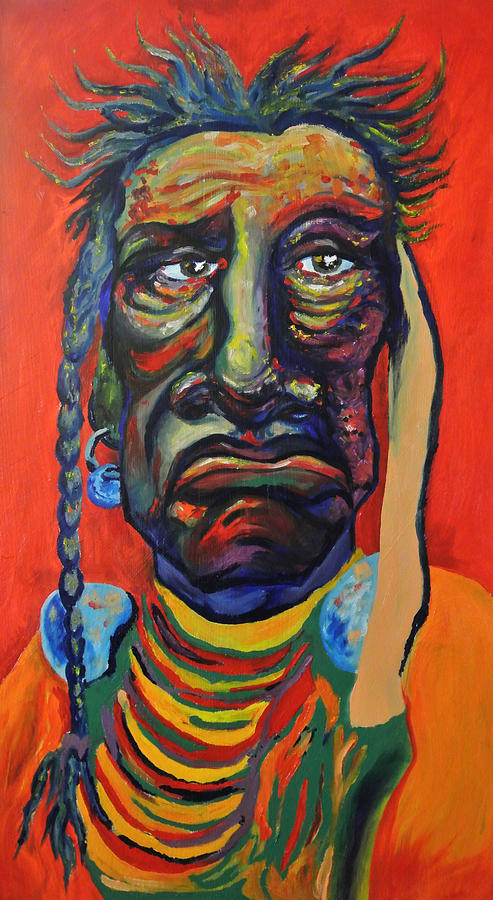 Color Painting - Ambiguous Indian #1 by Isaac Christensen