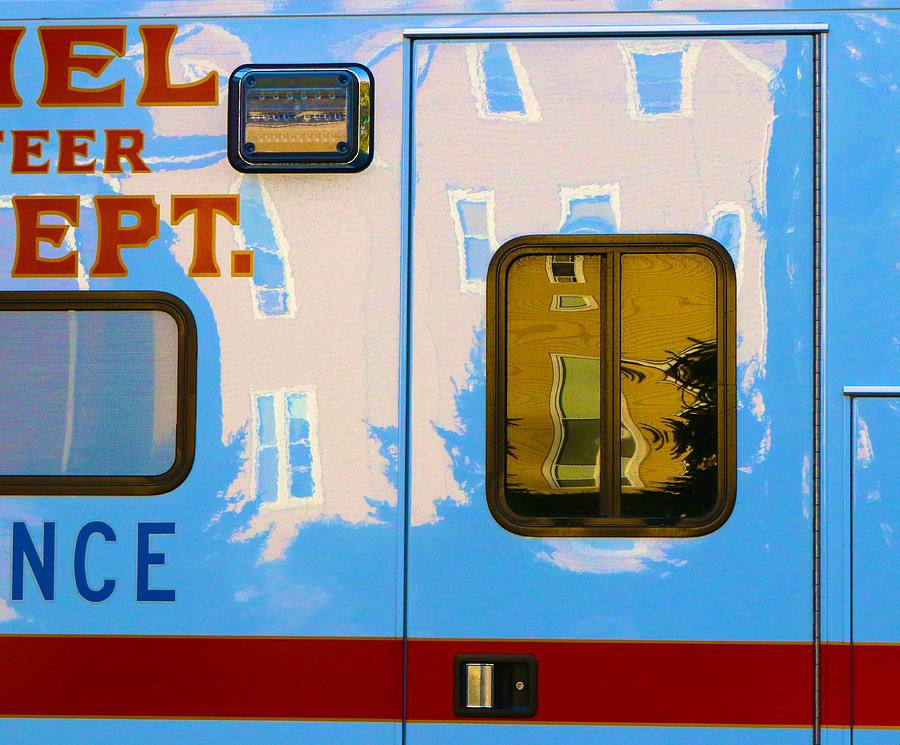 Ambulance Reflections Photograph by Polly Castor