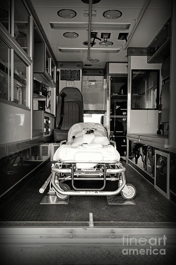 Ambulance The Gurney  Photograph by Paul Ward