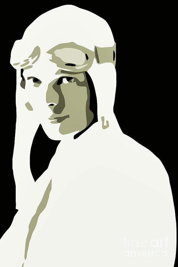 Amelia Earhart Digital Art by Heidi De Leeuw