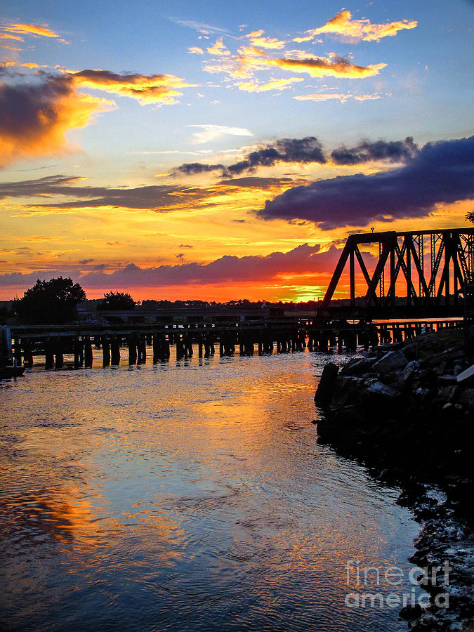 Amelia Island Railroad Bridge Photograph by Scott Moore