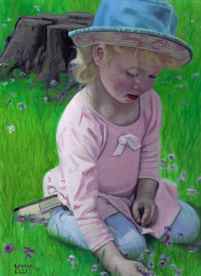 Girl Painting - Amelia by Laurel Ellis Girl Painting - Amelia by Laurel Ellis