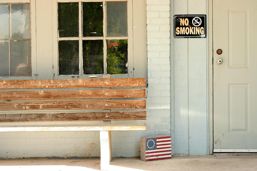 America No Smoking Photograph by Steve Augustin