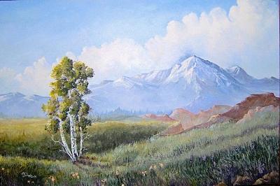 Colorado Painting - America The Beautiful by Cookie Johnson Colorado Painting - America The Beautiful by Cookie Johnson