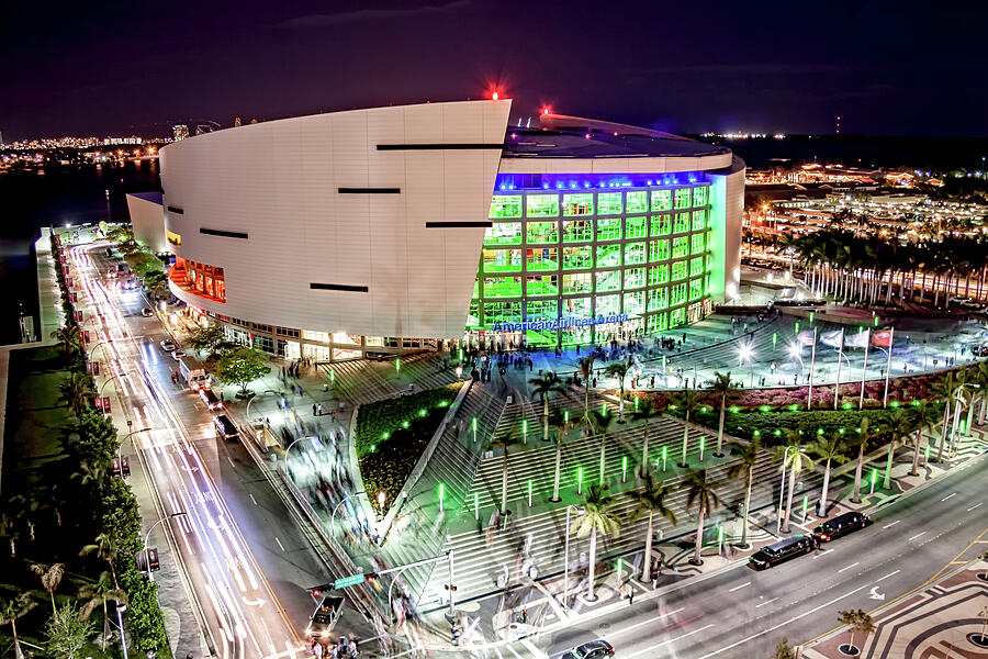 American Airline Arena- Miami Photograph by Joe Myeress
