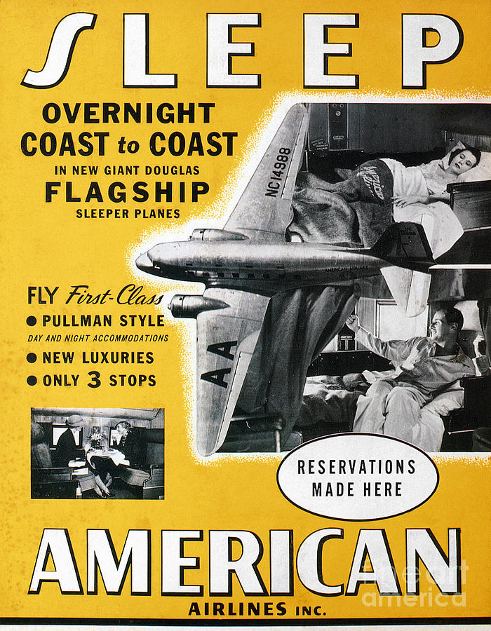 American Airlines, 1936 Photograph by Granger