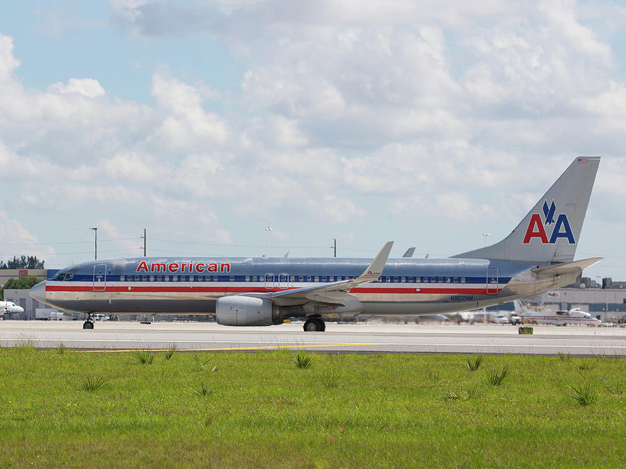 American Airlines at MIA Photograph by Dart Humeston