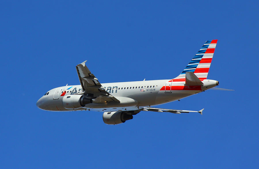 American Airlines N748UW  Photograph by Joseph C Hinson